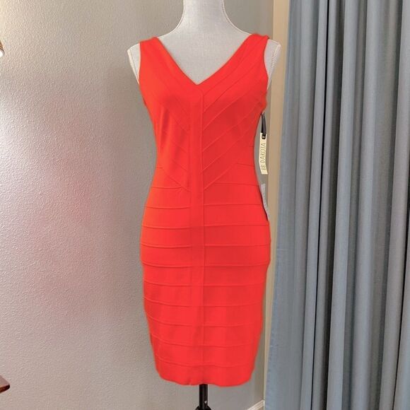 BB Dakota Dresses & Skirts - NEW BB DAKOTA Hudson bodycon dress Vneckline front & back sleeveless